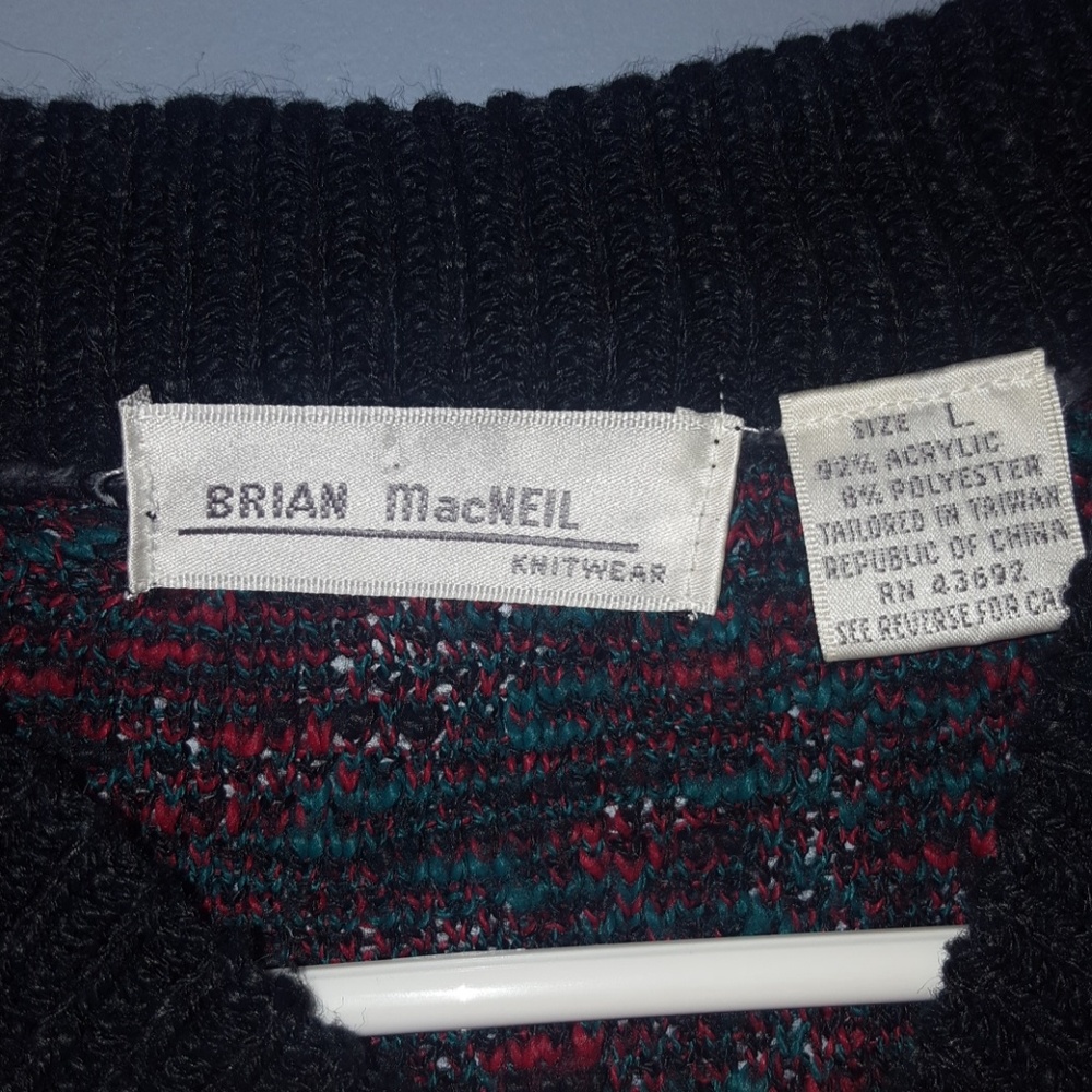 Vintage Brian MacNeill knitwear sweater Large - Picture 4 of 7